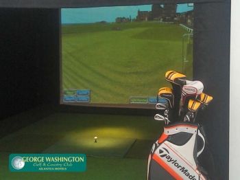 51% off Golf Simulator and Leisure Access for Two - £22