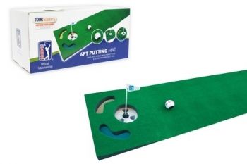 PGA Tour Practise Putting Mats with Training DVDs from £19.99 With Delivery Included (Up to 50% Off)