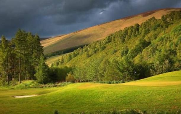 18 Holes for 2 at The Macdonald Cardrona Hotel, Golf & Spa, including a Bacon Roll and Tea or Coffee plus a Cardrona Resort Ball Marker each