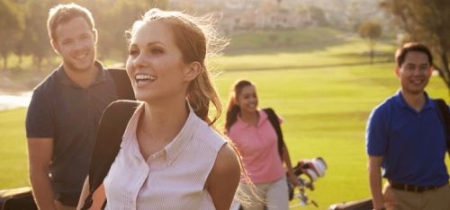 £18 for three one-hour beginner golf lessons with 18 holes, £36 for six intermediate lessons or four 90-min advanced lessons at Oakmere Park Golf Club - save 60%