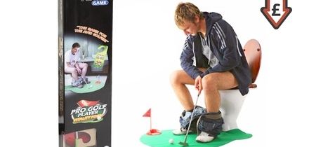 Seven-Piece Potty Golf Set With Putter