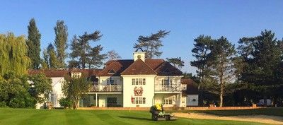 18 Holes for TWO at Woolston Manor Golf Club including Burger & Chips each